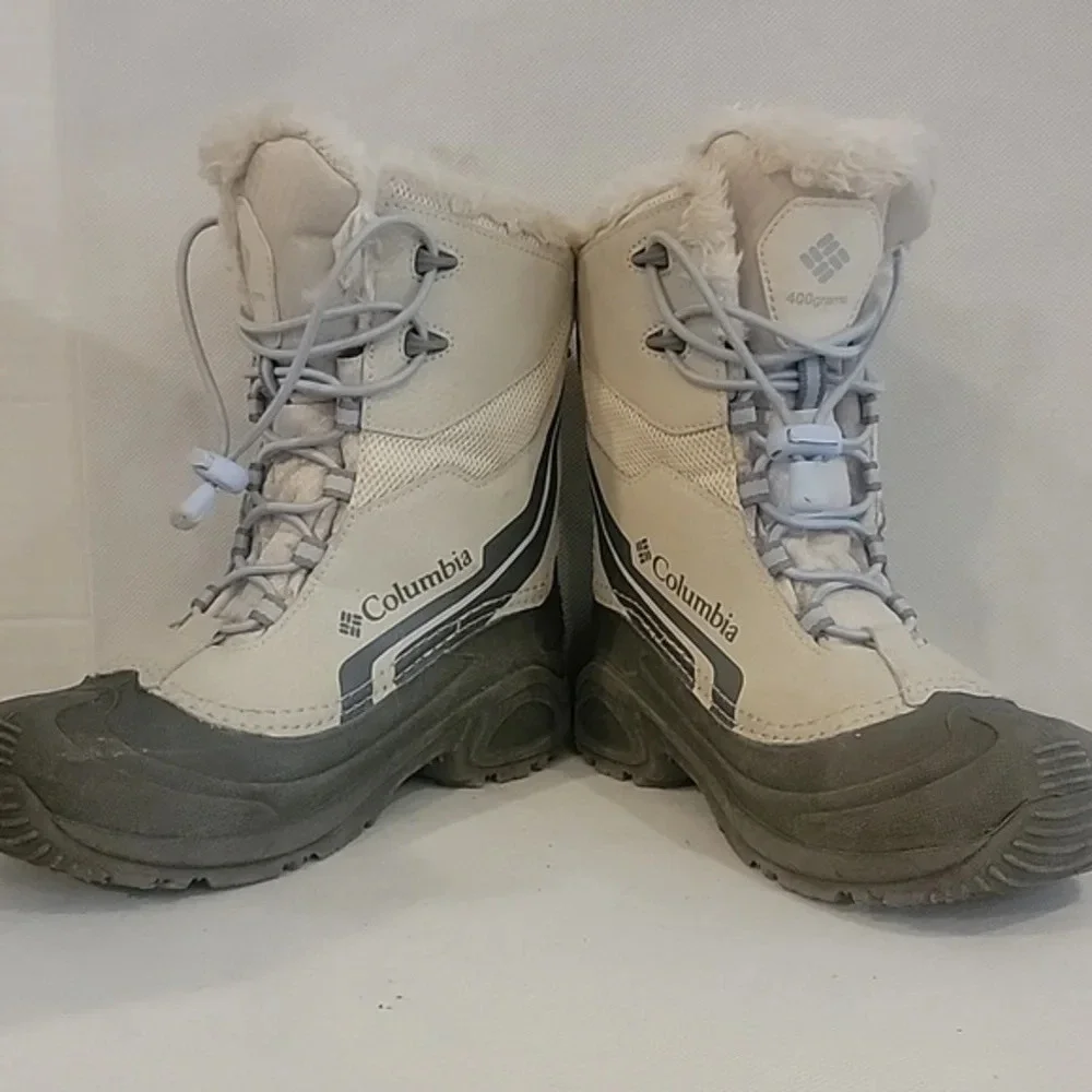 YOUTH COLUMBIA BUGABOOT PLUS IV OMNI HEAT‎ SNOW BOOTS. ( sz 5)